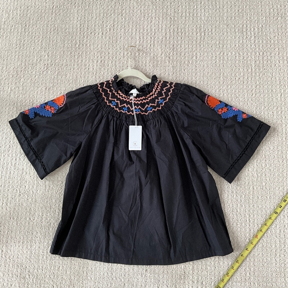 NWT Corey Lynn Calter smocked top